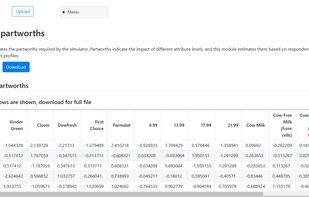 Metrisim partworth estimator module