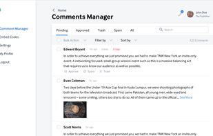 Moderate comments with the Comments Manager