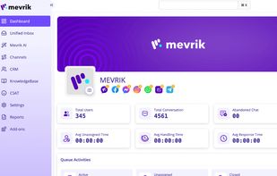 Mevrik dashboard