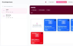 Ground AI-generated learning content with trusted documents, internal knowledge, and validated sources.