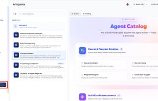 Build and deploy AI Agents for course creation, tutoring, assessments, learner support, and automation.

