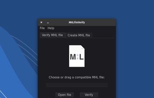 MhlFileVerify Main Window