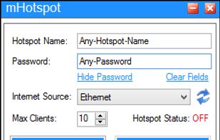 mHotspot screenshot 1