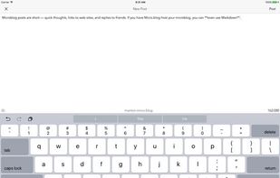 Micro.blog screenshot 1
