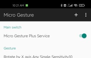 Micro Gesture screenshot 1