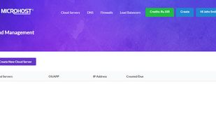 MicroHost Control Panel