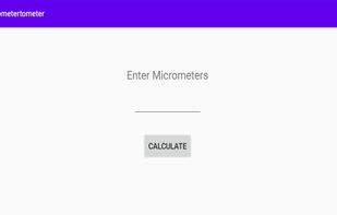 Micrometer to Meter screenshot 1