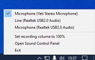 Microphone Mute Indicator screenshot 1