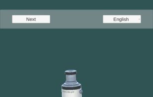 Microscope parts 3D model screenshot 3