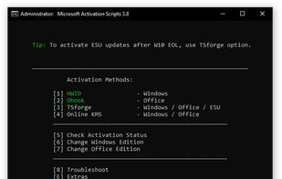 Microsoft-Activation-Scripts (MAS) screenshot 1