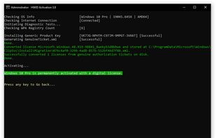 Microsoft-Activation-Scripts (MAS) screenshot 1