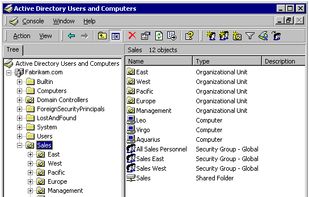 Microsoft Active Directory screenshot 1
