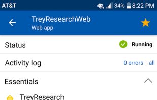 Microsoft Azure screenshot 2
