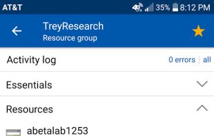 Microsoft Azure screenshot 1