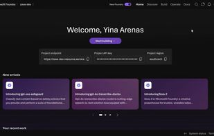Microsoft Foundry screenshot 1