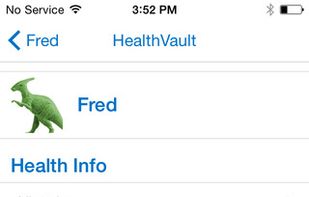 HealthVault on Iphone(1)