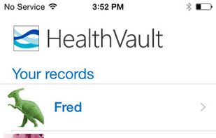 HealthVault on Iphone(4)