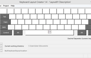 Microsoft Keyboard Layout Creator screenshot 1