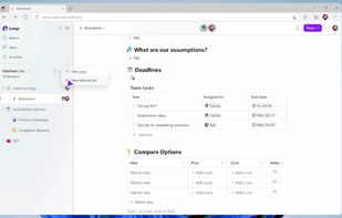 Microsoft Loop screenshot 2