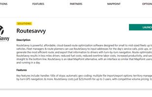 Microsoft MapPoint screenshot 1