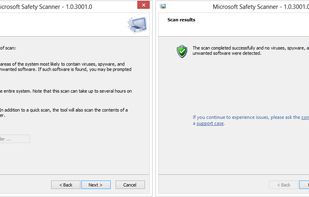 Microsoft Safety Scanner screenshot 1