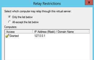 Microsoft SMTP Server screenshot 3