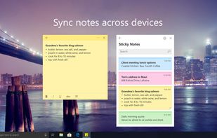 Microsoft Sticky Notes screenshot 1