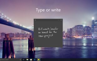 Microsoft Sticky Notes screenshot 2