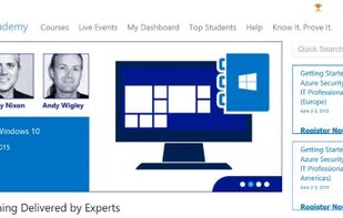 Microsoft Virtual Academy screenshot 1