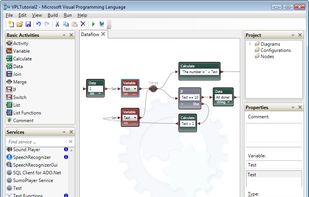 Microsoft Visual Programming Language screenshot 1