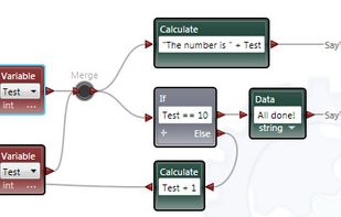 Microsoft Visual Programming Language screenshot 1