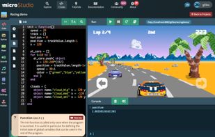 microStudio screenshot 1