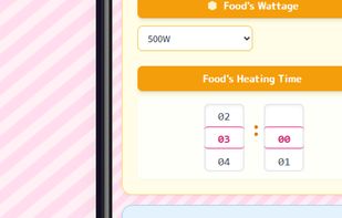 Automatically Calculates Your Heating Time