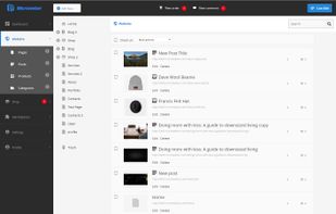 Microweber screenshot 1