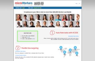 Microworkers screenshot 1