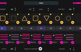 MIDIQ screenshot 1