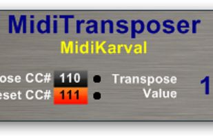 MidiTransposer screenshot 1