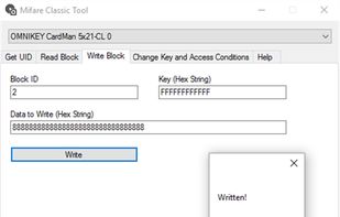Mifare Classic Tool screenshot 2
