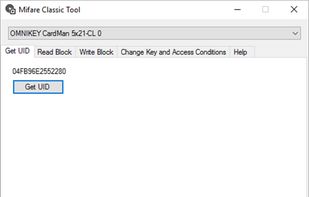 Mifare Classic Tool screenshot 1