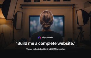 The AI website builder that GETS websites