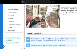 Create documentation of any complexity for your team or project. Start simple and add text and graphics as you go. Miki Desktop creates an automatic table of contents for every page and is fully searchable.