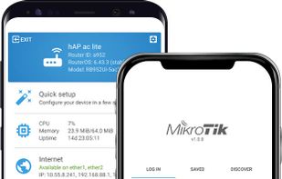 MikroTik mobile app screenshot 1