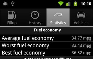 Mileage screenshot 3