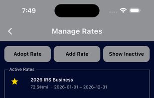 Rate Management