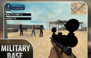 Military Base Sniper Shooter screenshot 2