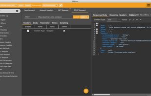 Screenshot of Milkman dark theme 
