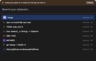 Mimer screenshot 1