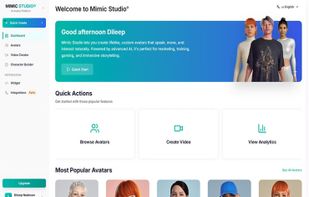MIMIC AI STUDIO screenshot 1