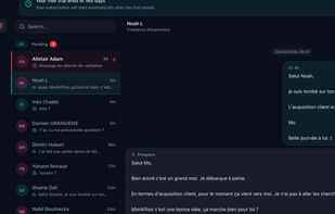 all conversations are pushed to mimikflow