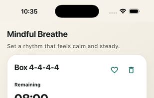 Mindful Breathe screenshot 1